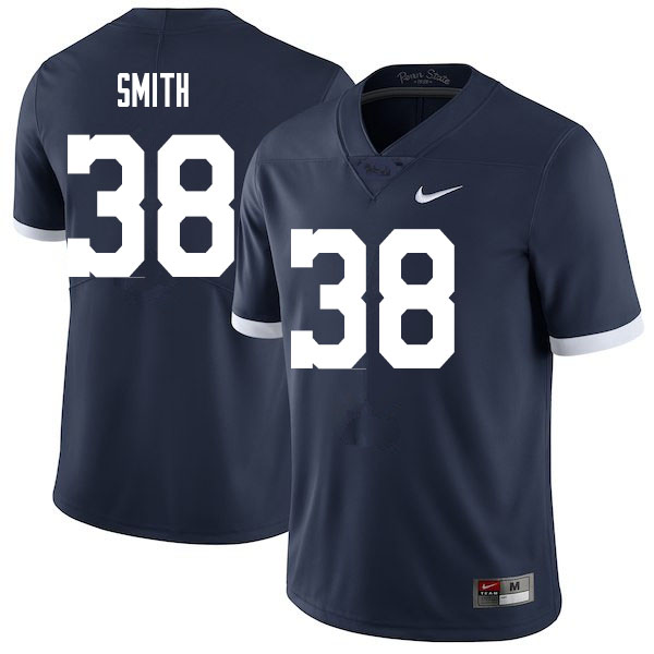 NCAA Nike Men's Penn State Nittany Lions Tank Smith #38 College Football Authentic Throwback Navy Stitched Jersey QGQ0498EX